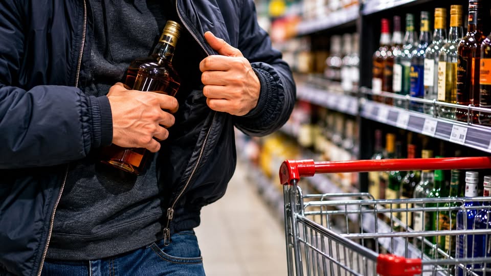 Kuršėnuose iš parduotuvės pavogta alkoholio už beveik 170 eurų