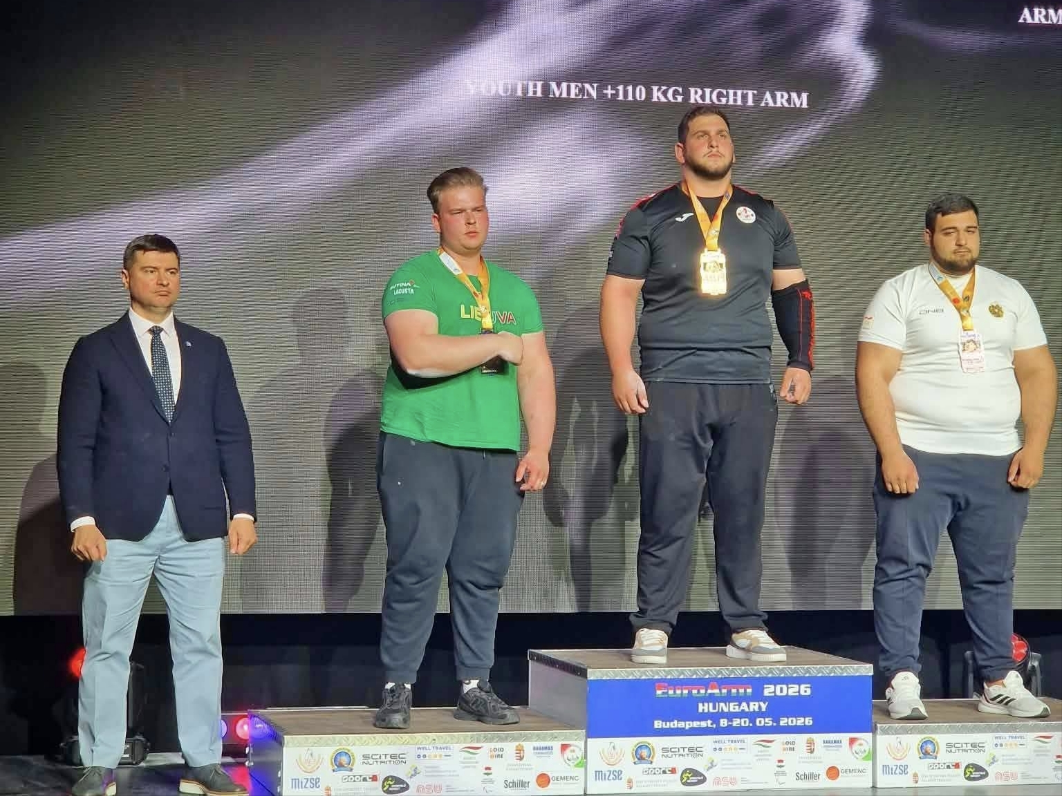 Kuršėniškiui Liutaurui Kazlauskui – Europos čempionato sidabras