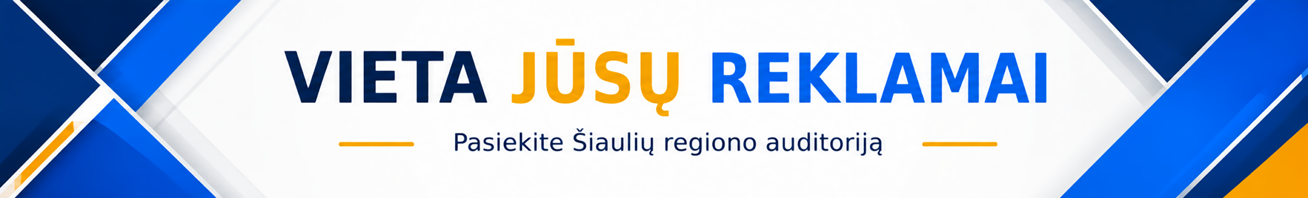 Reklama tarp naujienų blokų