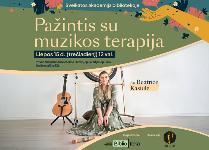 Šiauliuose – nemokama pažintis su muzikos terapija