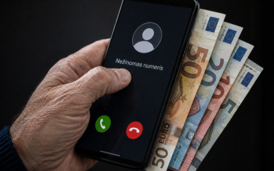 Šiaulietis patikėjo sukčiais: „pinigų patikrinimui“ atidavė 8,5 tūkst. eurų