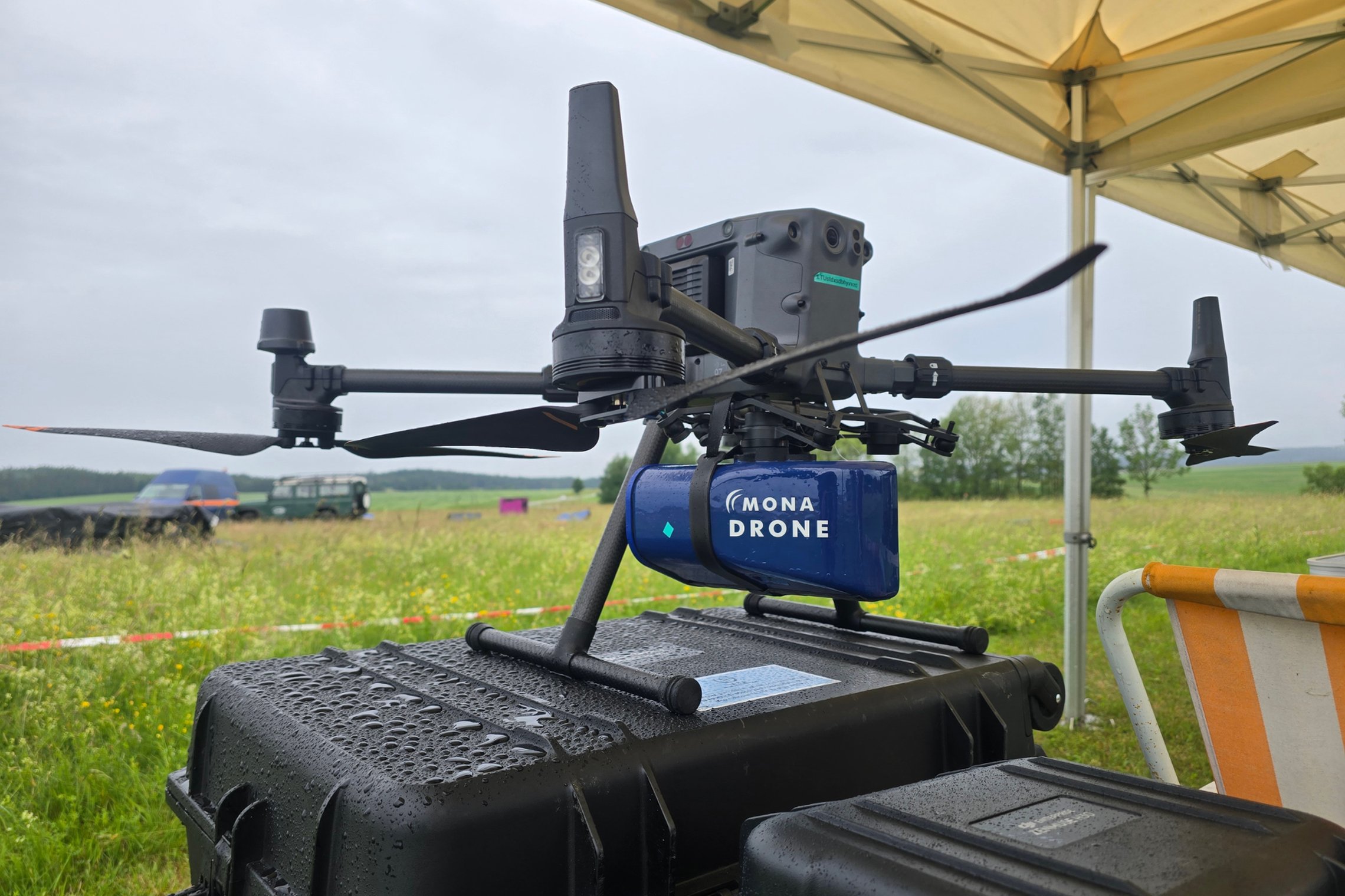 Radiacinės saugos centras radiologiniams matavimams pradėjo naudoti droną