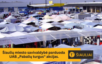 Pabalių turgus ieško naujo šeimininko: savivaldybė parduoda visas bendrovės akcijas