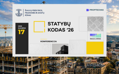 Šiauliuose vyks konferencija „Statybų kodas 2026“