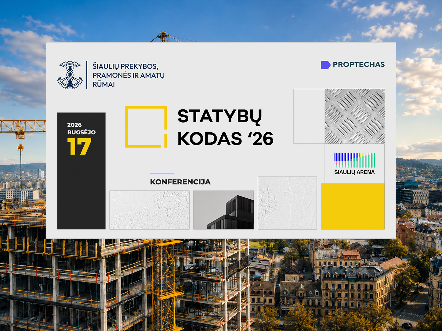 Šiauliuose vyks konferencija „Statybų kodas 2026“