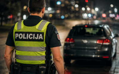 Daugėliuose įkliuvo girtas „VW Golf” vairuotojas – pripūtė 2,29 promiles