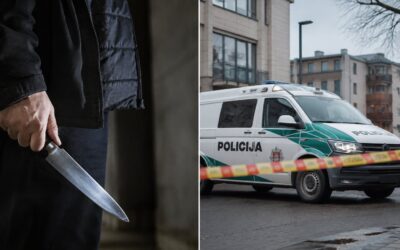 ŽOLINĖS VAKARĄ ŠIAULIUOSE – KRUVINAS INCIDENTAS: DU ASMENYS PEILIU SUŽALOJO VYRĄ