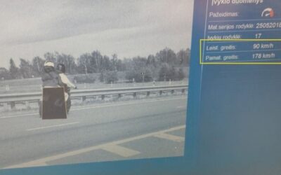 POLICIJA „MEDŽIOJO“ KELIŲ „LAKŪNUS“: VIETOJ 50 – 133, VIETOJ 90 – 179 KM/VAL.