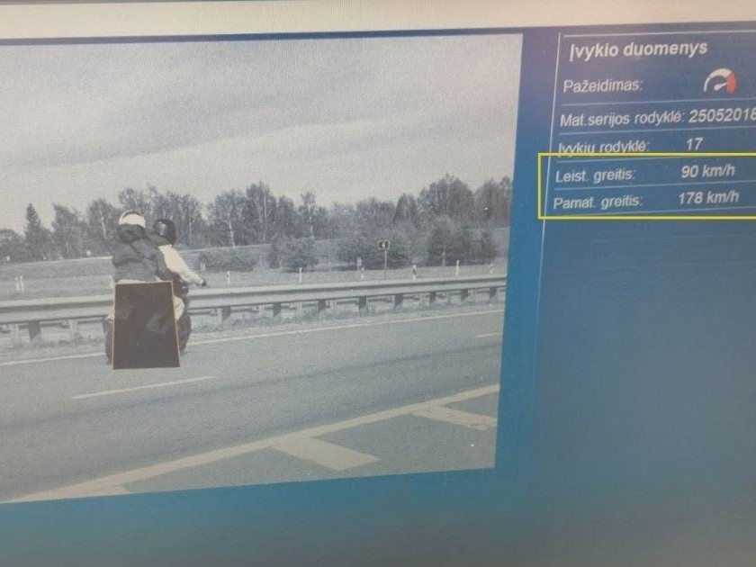 POLICIJA „MEDŽIOJO“ KELIŲ „LAKŪNUS“: VIETOJ 50 – 133, VIETOJ 90 – 179 KM/VAL.