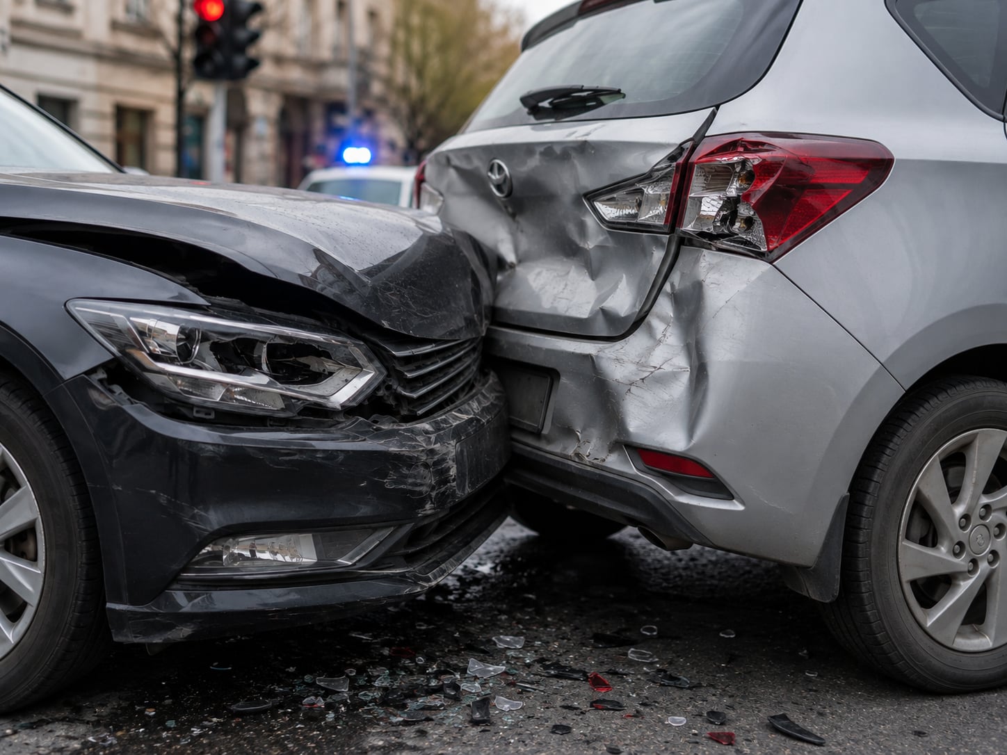 GIRTAS IR BE TEISIŲ ŠIAULIUOSE TARANAVO PRIE ŠVIESOFORO STOVĖJUSĮ AUTOMOBILĮ