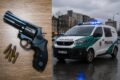 SMURTO IŠKVIETIMAS ŠIAULIUOSE BAIGĖSI NETIKĖTAI – BUTE NELEGALIAI LAIKYTAS REVOLVERIS IR ŠOVINIAI