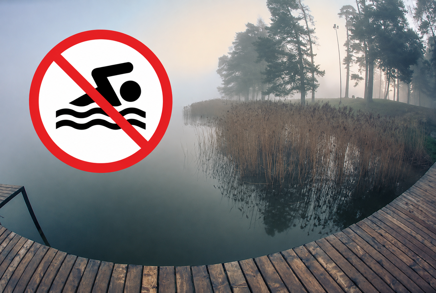 KAIRIŲ EŽERO VANDUO NEATITINKA HIGIENOS NORMŲ – REKOMENDUOJAMA NESIMAUDYTI