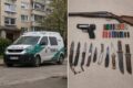RŪSYJE – GINKLAI, ŠOVINIAI, DURKLAI IR MAČETĖ: RADINYS APTIKTAS TVARKANT PALIKTUS DAIKTUS