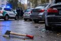 Konfliktas Šiauliuose: santykius aiškinosi su ginklu ir kirviu – vienas vyras ligoninėje, apgadinti trys automobiliai