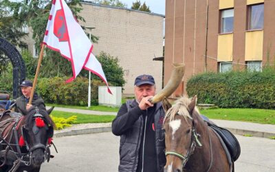 Saulės mūšio 790-mečiui skirtas žygis žemaitukais pasiekė Šiaulių rajoną