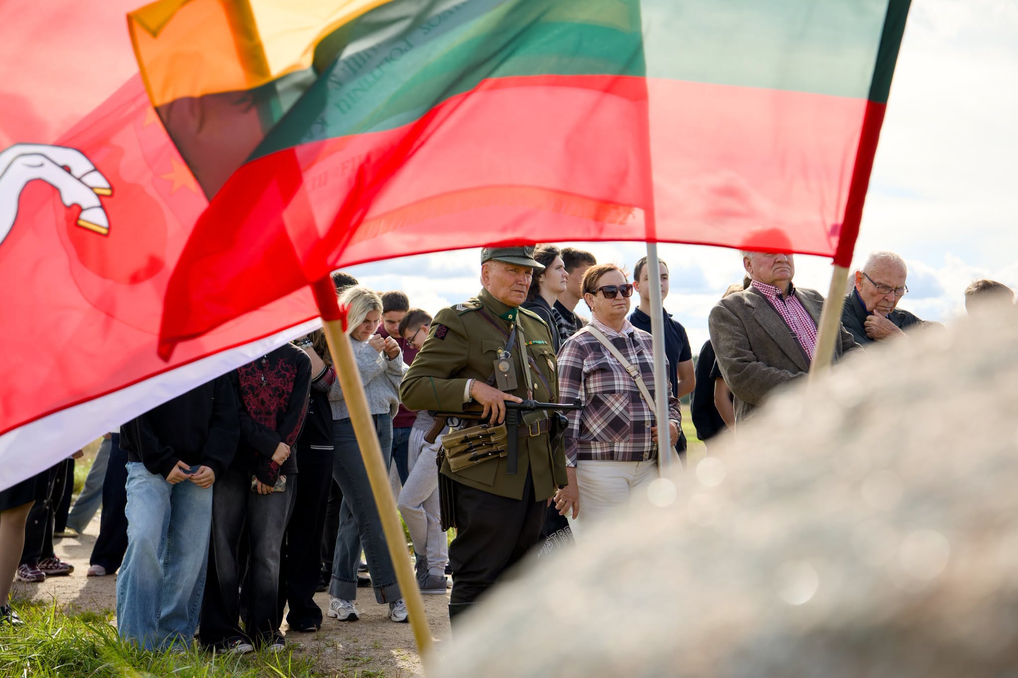 Akmenaičiuose pagerbtas už Lietuvos laisvę žuvusių partizanų atminimas