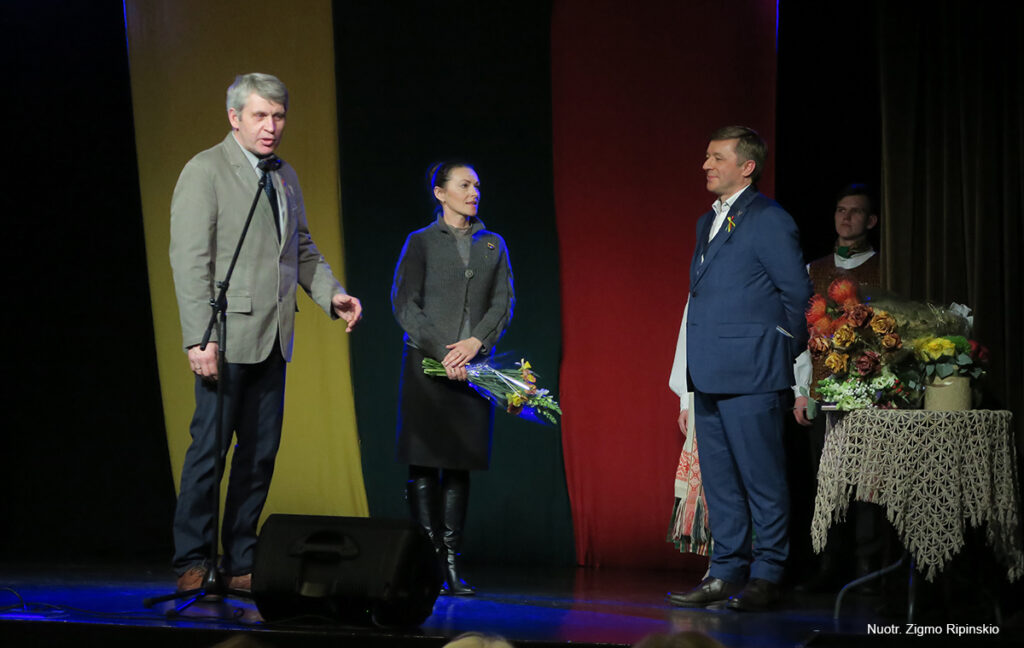 Ramūnas Karbauskis 2019 metais per Šiaulių rajono garbės piliečio regalijų įteikimo ceremoniją.