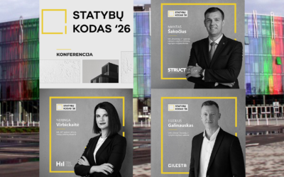 „Statybų kodas 2026“ į Šiaulius suburs žinomus sektoriaus ekspertus: tarp jų – ir kuršėniškis Mantas Šakočius